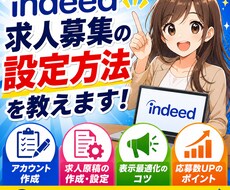 indeed求人募集の設定方法を教えます イメージ1