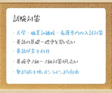 試験対策に効く文法を教えます イメージ1