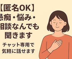 匿名OK  愚痴・相談チャットでなんでも聞きます イメージ1