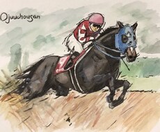 競走馬の水彩画を描きます イメージ1