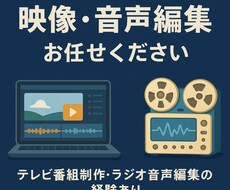 先着10本価格！！映像・音声まとめて編集いたします イメージ1