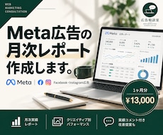 Meta広告の月次レポートを作成します イメージ1