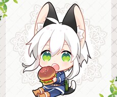 可愛いちびキャラ描きます 単色塗りのイラストや、ちびキャラなど✽.｡.