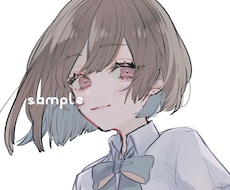 アイコン・立ち絵用イラストを制作いたします SNSや動画サイト、TRPGなどにてお使いいただけます