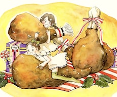 絵本の世界観◇手描き水彩イラスト描きます お洒落でゆるい雰囲気が好きな方に。挿絵イラストやインテリアに