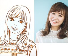 誕生日や記念日に♪Gペンで似顔絵描きます イメージ1