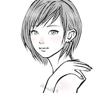 シンプルなイラスト描きます トーンと淡い色味の組み合わせが魅力のイラスト！素早い納品！