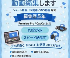 お試し！2本で3000円 ショート動画編集します イメージ1
