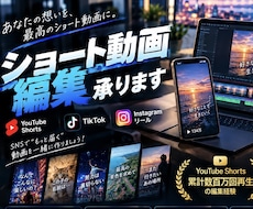 YouTube・SNS動画を魅力的に編集します イメージ1
