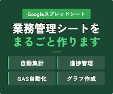 業務管理用のGoogleスプレッドシートを作ります イメージ1