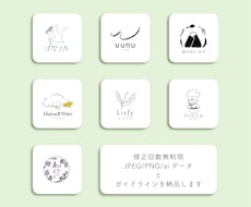 残り1名さま！記憶に残る手描きロゴを制作します モニター価格！　飲食店・サロン・ハンドメイド作家様向け
