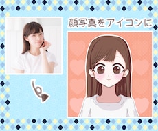 ポップな可愛いアニメ似顔絵を作成します イメージ1
