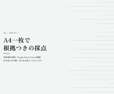 SEO記事の改善点を公式基準で簡易診断します イメージ1