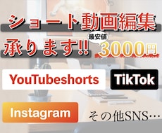 SNS用ショート動画の編集承ります イメージ1