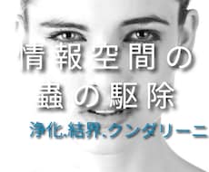 浄化結界で心身（内部情報)をクリアーにします 負のエネルギーに繋がった心身をクリアーにし、結界を張ります。