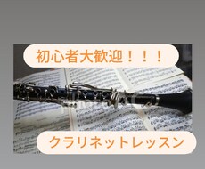 クラリネットをマンツーマンで指導します
