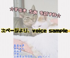 高音女声(低年齢・人外キャラクター)出品します イメージ1