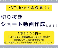 YouTubeの切り抜きショート動画を作成します イメージ1