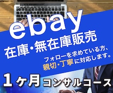 ebay輸出　1ヶ月のコンサルやります 手厚く対応、丁寧なサポートに自信があります！