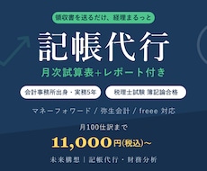 税理士に渡せる品質で記帳代行します イメージ1