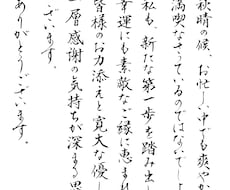 美文字で印象UP！プロの筆耕士がお手紙代筆します ★ペン字、毛筆OK！封筒の宛名書きもサービスします！