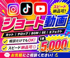 お急ぎ対応可！SNS用ショート動画編集します イメージ1