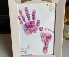 赤ちゃん足型記念品作成します イメージ1