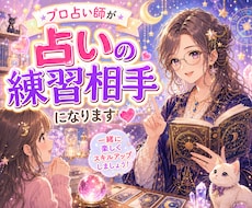 初心者向け★プロ占い師が占いの練習相手になります ひとりで勉強してるだけの初心者さんに実際に人を占う体験を