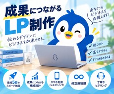 成果につながるLPを最短5日で作りますます イメージ1