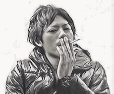 鉛筆で似顔絵を描きデジタル化します イメージ1