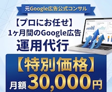 Google広告 リスティング運用1ヶ月代行します 【元Google広告公式コンサル】丸投げでの運用も大歓迎