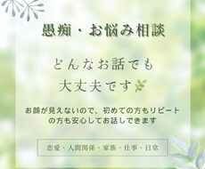 恋愛・家庭・仕事・人間関係でのお悩み聞きます イメージ1