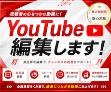 初回はお得！YouTube編集いたします イメージ1