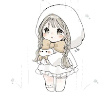 SDてるてるがーる量産イラストお描きします ミニてるてるgirlちゃんの量産イラスト枠です