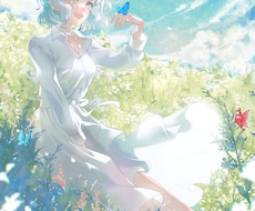 光や風を感じる優しい雰囲気のイラストを描きます 配信サムネイル/MV/キービジュアル/SNS投稿などにぜひ◎