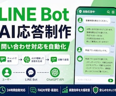 LINE BotでAI応答を制作します ChatGPT APIで問い合わせ対応