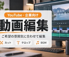YouTube・企業向け動画を編集します イメージ1