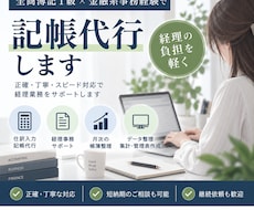 全商簿記1級×金融系事務経験で記帳代行します イメージ1