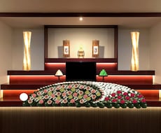 葬儀社様、店舗の花装飾イメージデザインします イメージ1