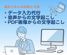 文字起こしお手伝いさせて頂きます 週末即納可能。実績が少ないため低価格で対応させて頂きます。