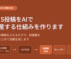 SNS投稿をAIで量産する仕組みを作ります イメージ1