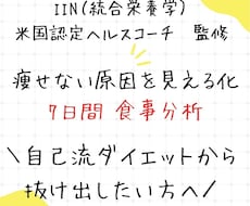 食&生活習慣から“痩せにくさの原因”見える化します イメージ1