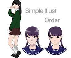シンプルな人物イラスト制作いたします イメージ1