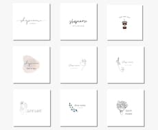 優しくてやわらかいロゴを作成致します 商用利用可！低価格・５日以内にお届け