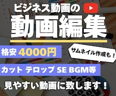 ビジネス動画の編集します イメージ1