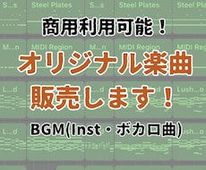 オリジナル曲販売します オリジナル曲を販売いたします(著作権譲渡不可)。