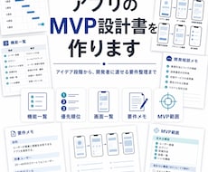 アプリのMVP設計書を作ります イメージ1