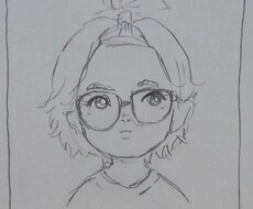 アイコン、イラスト【モノクロメイン】描きます イメージ1