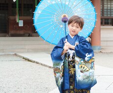 七五三撮影、お宮参り、出張撮影をします 七五三撮影！「和傘、七五三ブロック」無料貸出中！