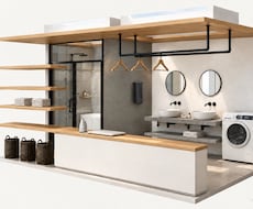 暮らす人目線のインテリアパースを作成します イメージ1